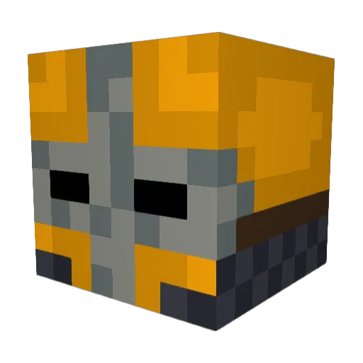 Slayerbring Minecraft avatar head, 3D render