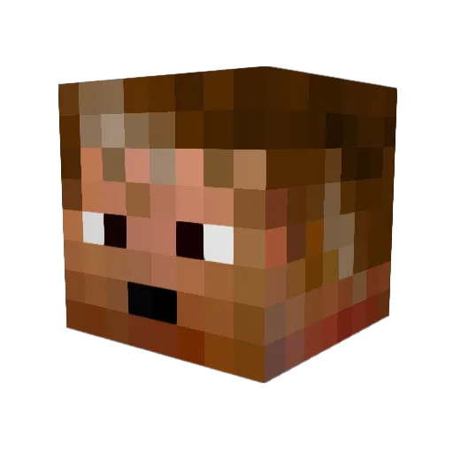 Slayerz2k Minecraft avatar head, 3D render