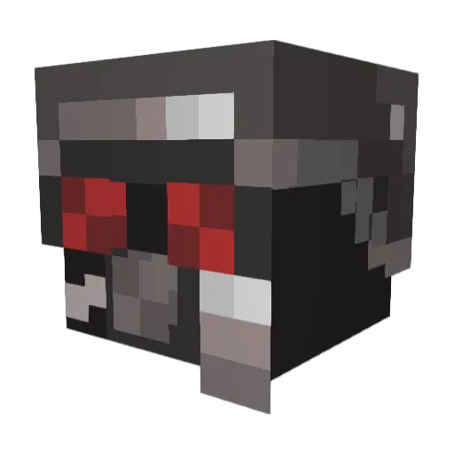 Slayface Minecraft avatar head, 3D render