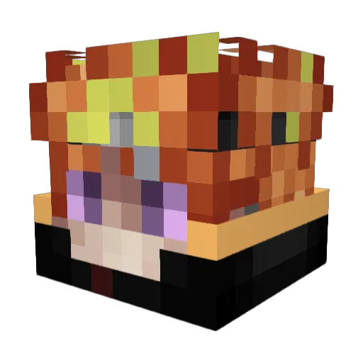 SlayinForDayz Minecraft avatar head, 3D render