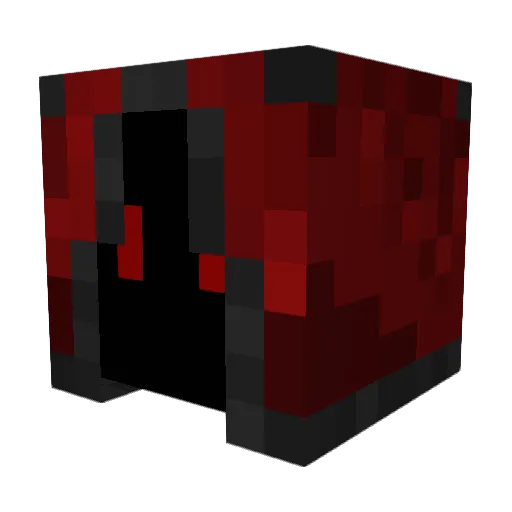 Slaytan Minecraft avatar head, 3D render
