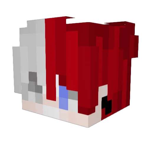 Slayze_ Minecraft avatar head, 3D render