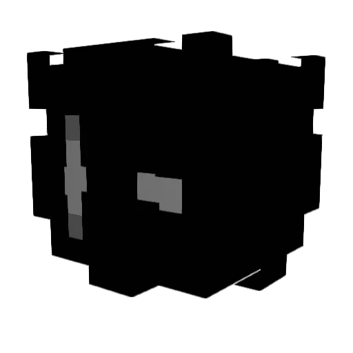 Slcz Minecraft avatar head, 3D render
