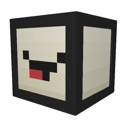 SleakerJ3 Minecraft avatar head, 3D render