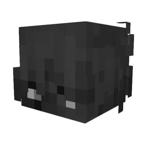 SleazyDee Minecraft avatar head, 3D render