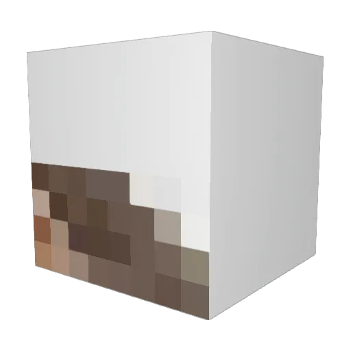 SleazzyRat Minecraft avatar head, 3D render