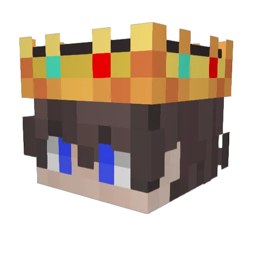 SledgeHammer255 Minecraft avatar head, 3D render