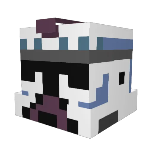 SledgeHammer965 Minecraft avatar head, 3D render