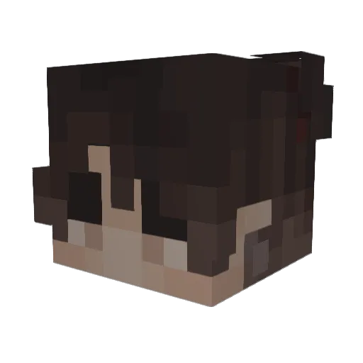 SleeepyTPG Minecraft avatar head, 3D render