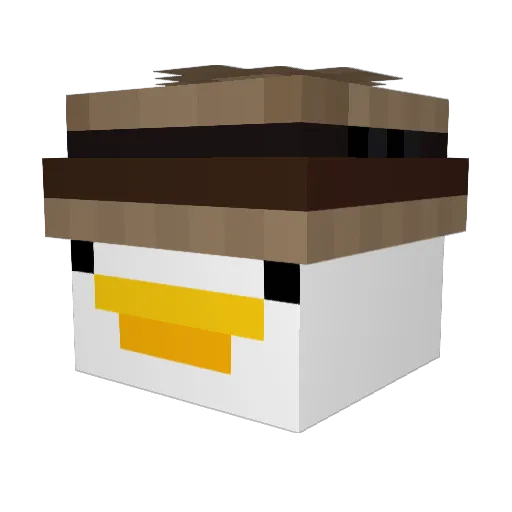 SleekGoose Minecraft avatar head, 3D render