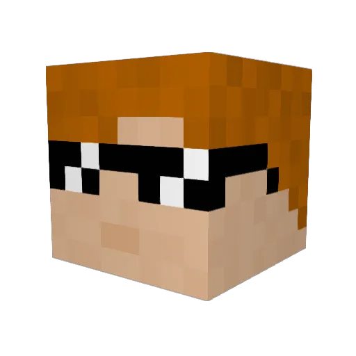 SleekGotSwag Minecraft avatar head, 3D render