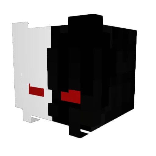 SleekMacaroni Minecraft avatar head, 3D render