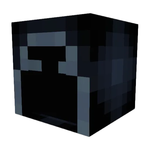 SleepBending Minecraft avatar head, 3D render