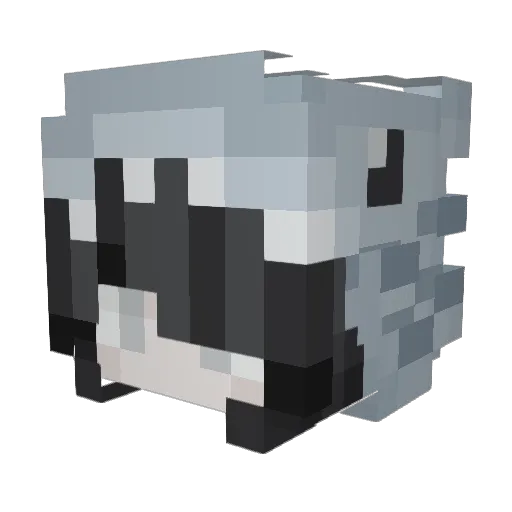 SleepBoo Minecraft avatar head, 3D render