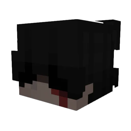 SleepBore Minecraft avatar head, 3D render