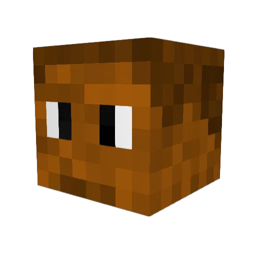 SleepGRK Minecraft avatar head, 3D render