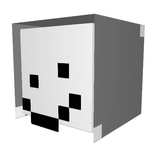 SleepSaturn Minecraft avatar head, 3D render