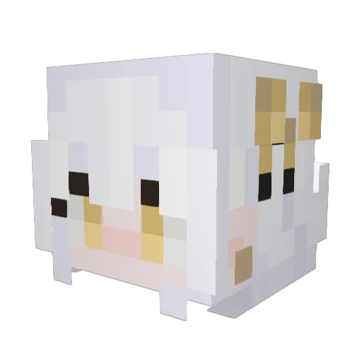 SleepToPlay Minecraft avatar head, 3D render