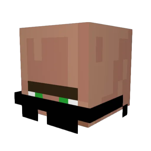 Sleeper765 Minecraft avatar head, 3D render