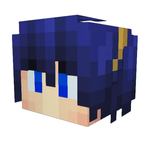 Sleeperz13 Minecraft avatar head, 3D render