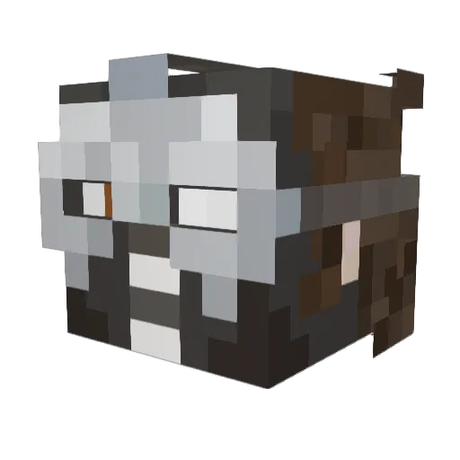 Sleepi01 Minecraft avatar head, 3D render
