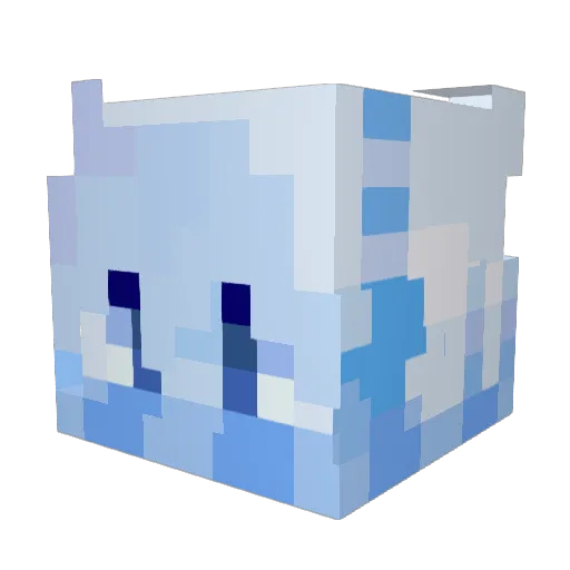 Sleepi411 Minecraft avatar head, 3D render