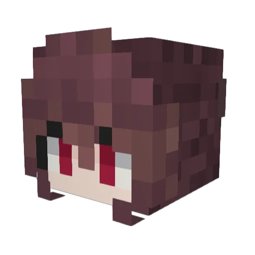 SleepingFox__ Minecraft avatar head, 3D render