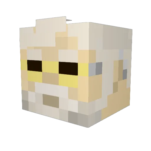 Sleeping_Sootman Minecraft avatar head, 3D render