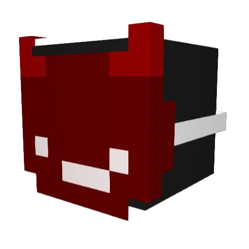 Sleepsss1 Minecraft avatar head, 3D render