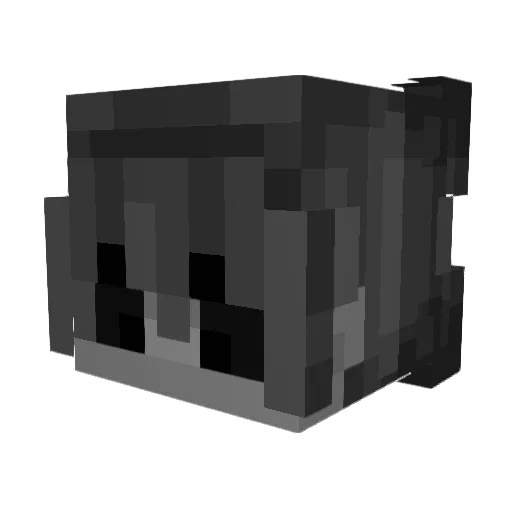 Sleepsunshine Minecraft avatar head, 3D render