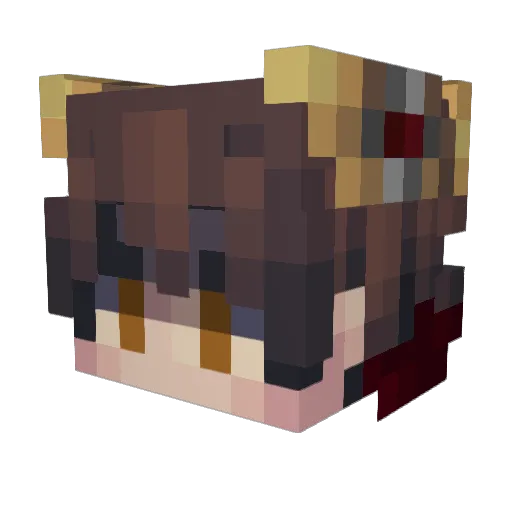 Minecraft-Avatar von SleepyAzriel: Kopf als 3D-Render