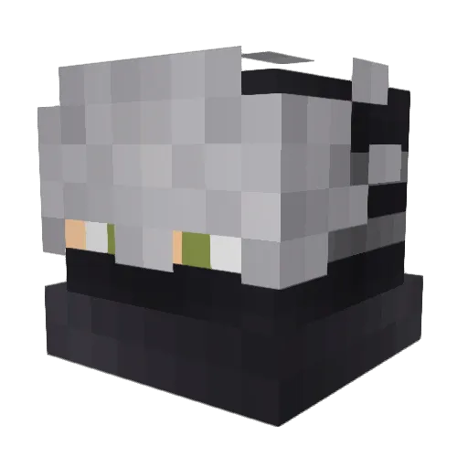 SleepyBenK Minecraft avatar head, 3D render