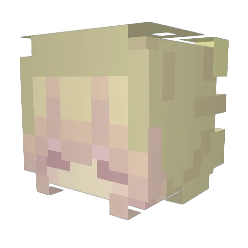 SleepyDemon9476 Minecraft avatar head, 3D render