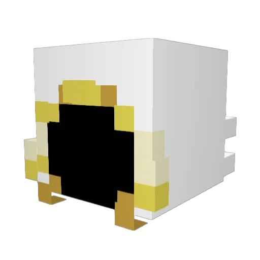 SleepyEepsy Minecraft avatar head, 3D render