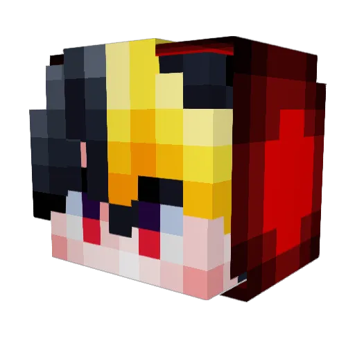 SleepyGamer4eva Minecraft avatar head, 3D render