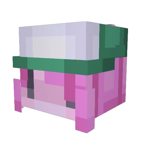 SleepyGhost5 Minecraft avatar head, 3D render