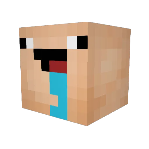 SleepyGoof Minecraft avatar head, 3D render