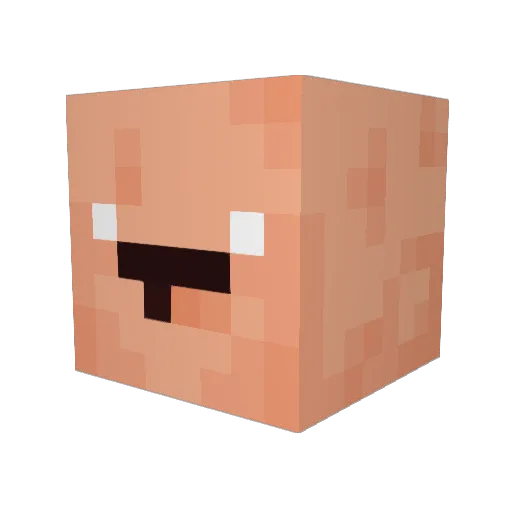 SleepyGuss Minecraft avatar head, 3D render