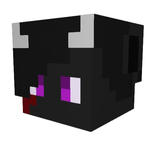 SleepyInsomni Minecraft avatar head, 3D render