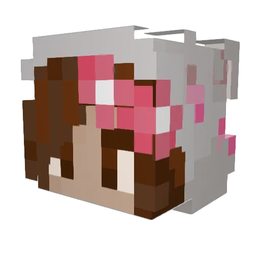 SleepyLemon_ Minecraft avatar head, 3D render