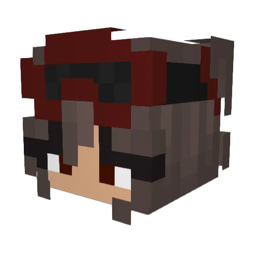 SleepyNc Minecraft avatar head, 3D render