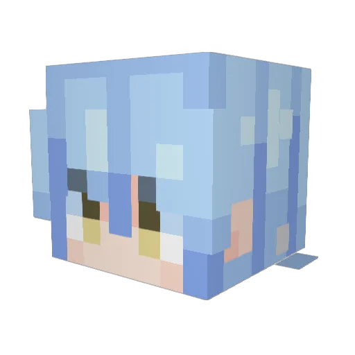 SleepyNova Minecraft avatar head, 3D render