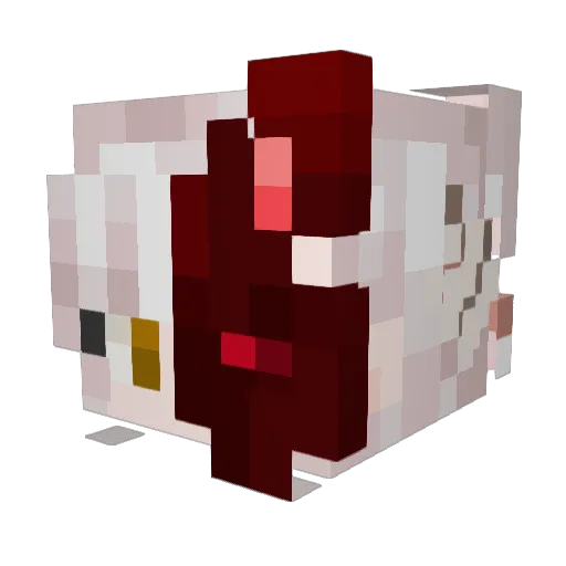 SleepyPanda2145 Minecraft avatar head, 3D render