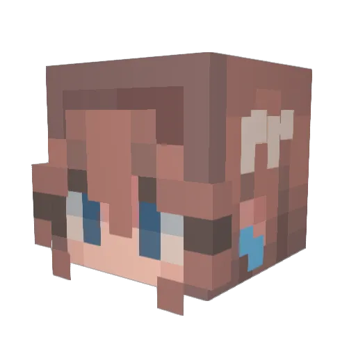 SleepyPuppy4437 Minecraft avatar head, 3D render