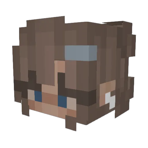 SleepySloth21 Minecraft avatar head, 3D render