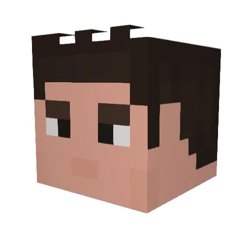 SleepySloth69 Minecraft avatar head, 3D render