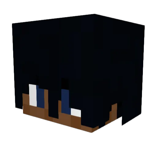 SleepyStxr Minecraft avatar head, 3D render
