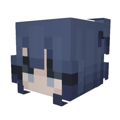 SleepySunnie Minecraft avatar head, 3D render