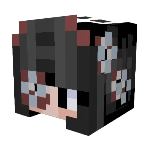 SleepySura Minecraft avatar head, 3D render