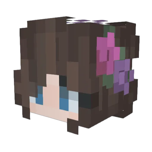 Sleepy_Ginger Minecraft avatar head, 3D render
